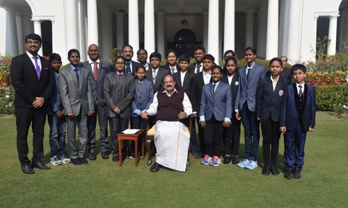 With the Honourable President